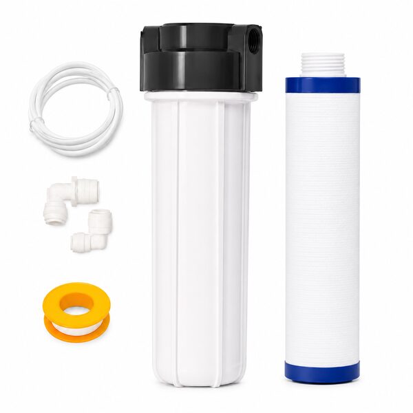 LUXGEN Universal-Fit RO pre-filter housing bowl kit with 9 inch candle