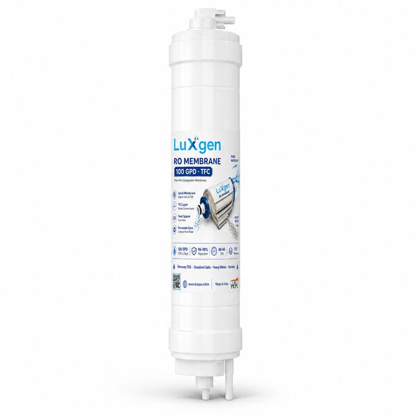 LUXGEN 100 GPD molded RO membrane, high-TDS up to 3000 ppm, TFC