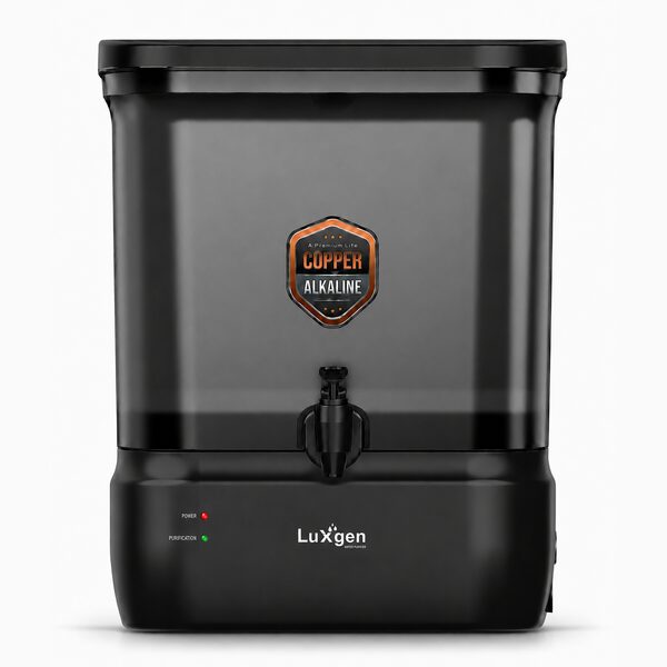LUXGEN Royale Copper 8 L RO+UV+UF water purifier with copper cartridge and adjustable TDS controller