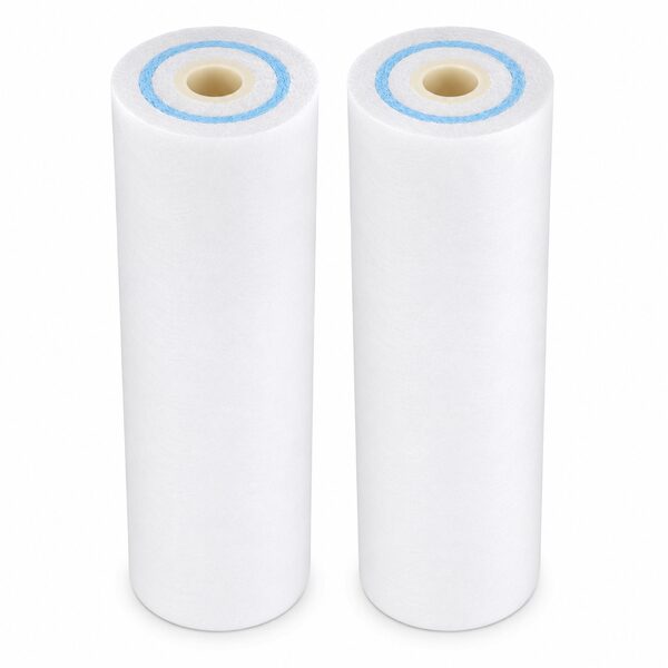 LUXGEN 10 inch PP spun sediment filter, 5 micron 2-layer, pack of 2